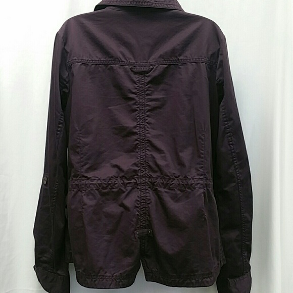 Plum Purple Lightweight Jacket Size Medium - Picture 5 of 8